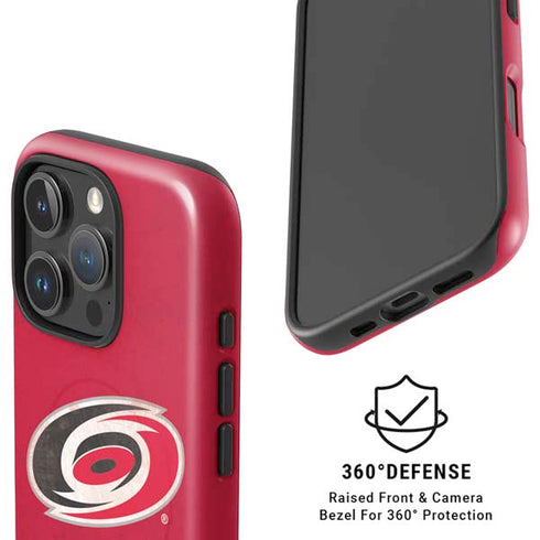 NHL Carolina Hurricanes Distressed iPhone 16 Pro Magsafe Impact Case